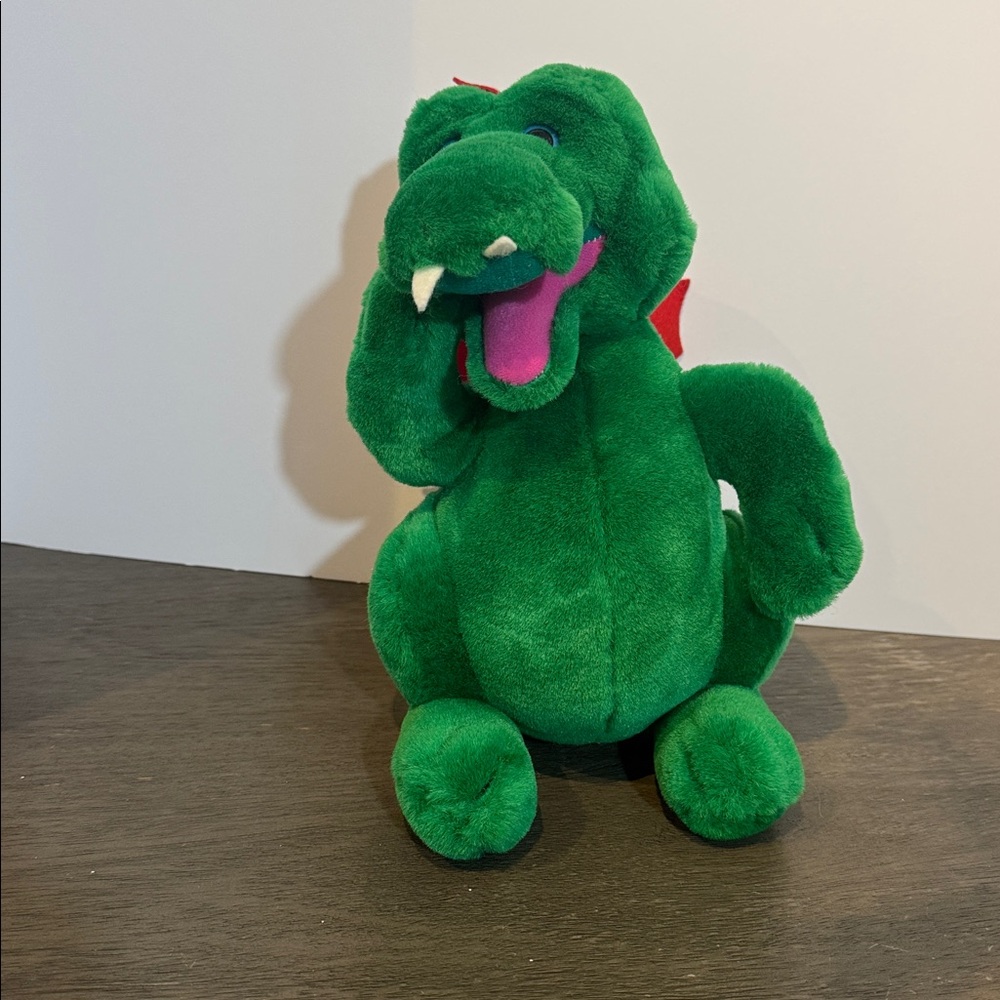 LegoLand Green Red Dragon Plush Stuffed Animal 11” Lego Land California Souvenir